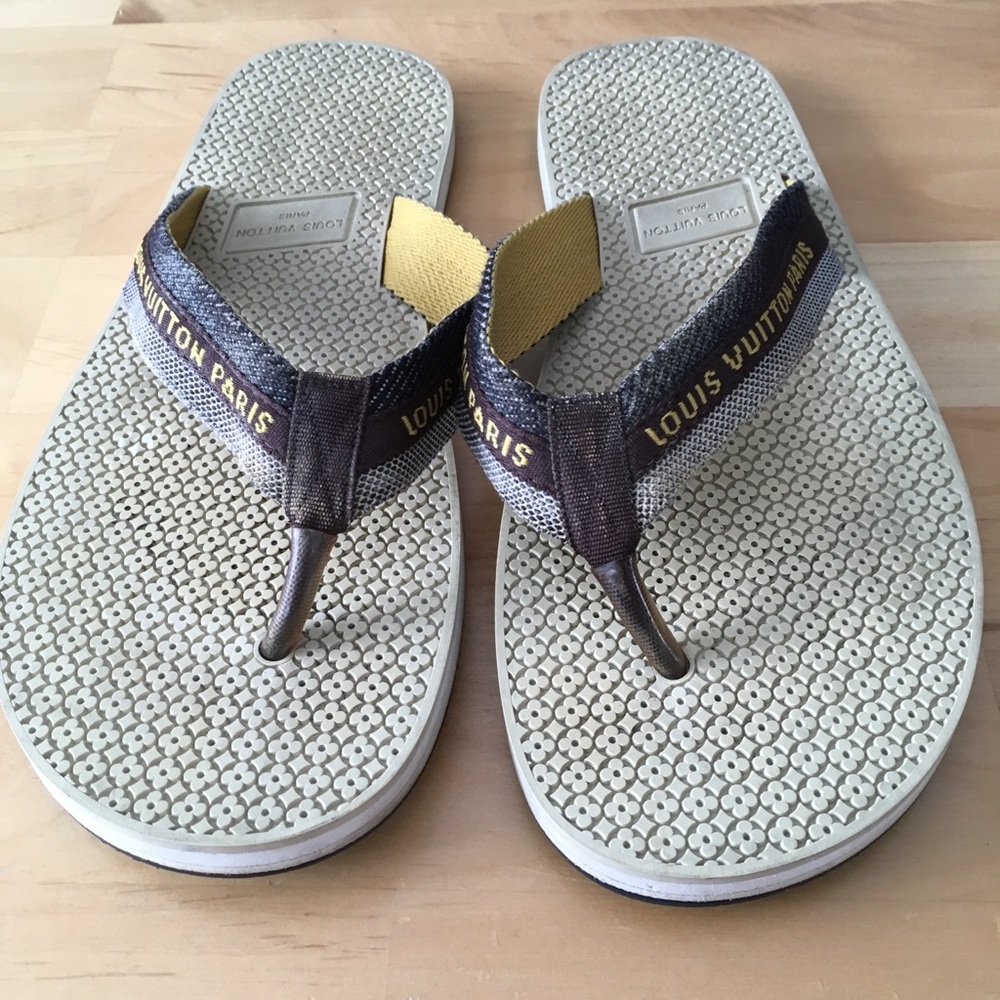 Louis Vuitton flip flops
